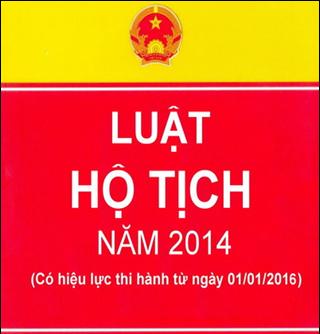 Luật hộ tịch năm 2014